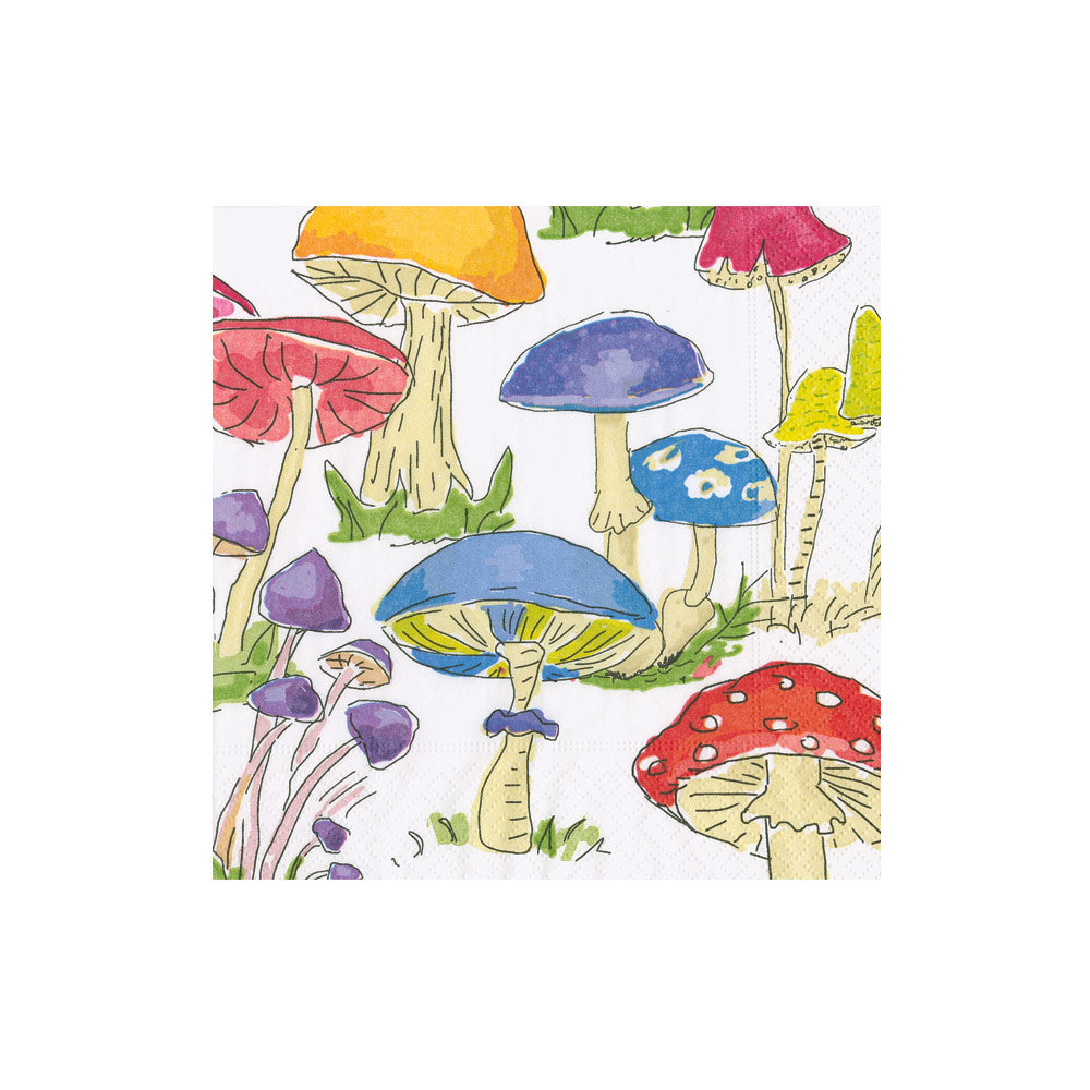 Woodland Mushrooms Cocktail Napkins