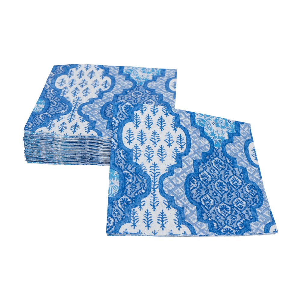Provencale Cotton Blue Napkin Cocktail