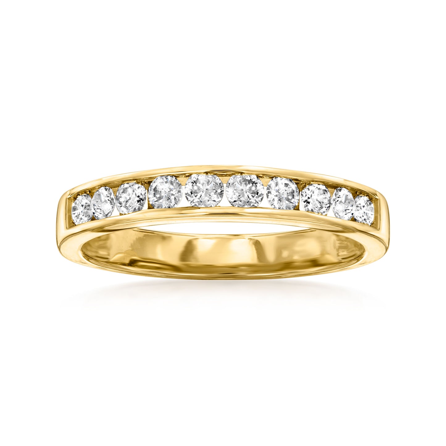 .50 TDW YG Diamond Band