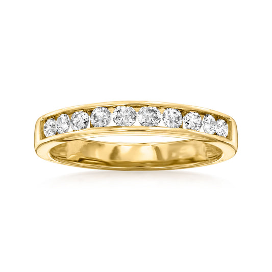 .50 TDW YG Diamond Band
