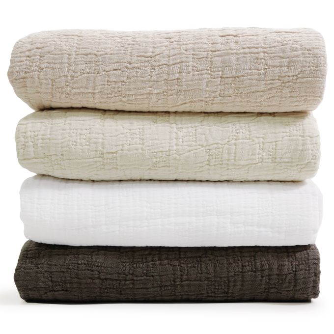 Ojai Greige Queen Matelasse 90x90"