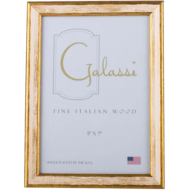 5x7 Traditional Cream/ Gold Frame