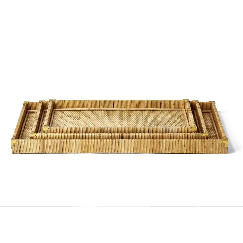 Woven Rectangular Large Tray