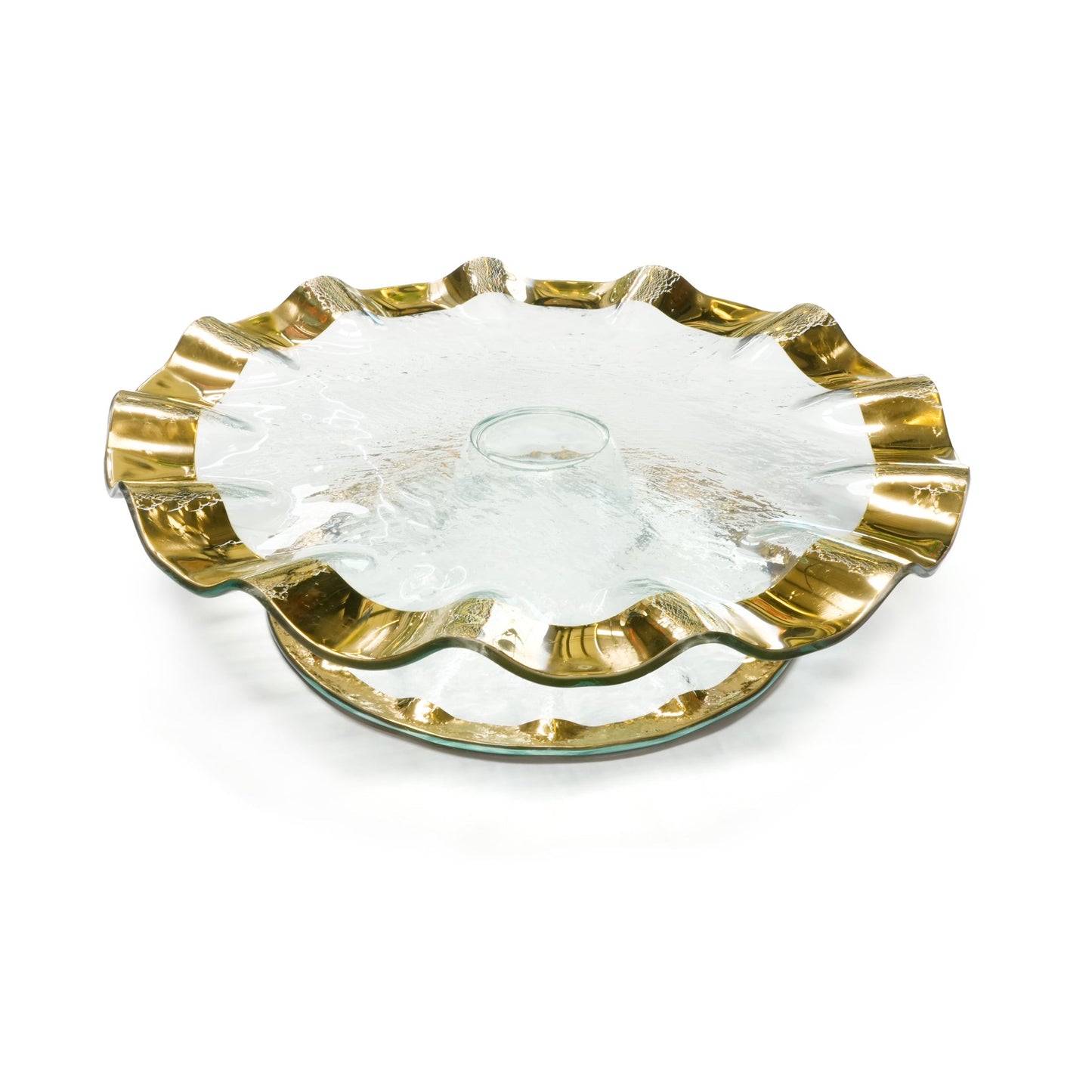 Ruffle 14 1/4" Pedestal Cake Plate