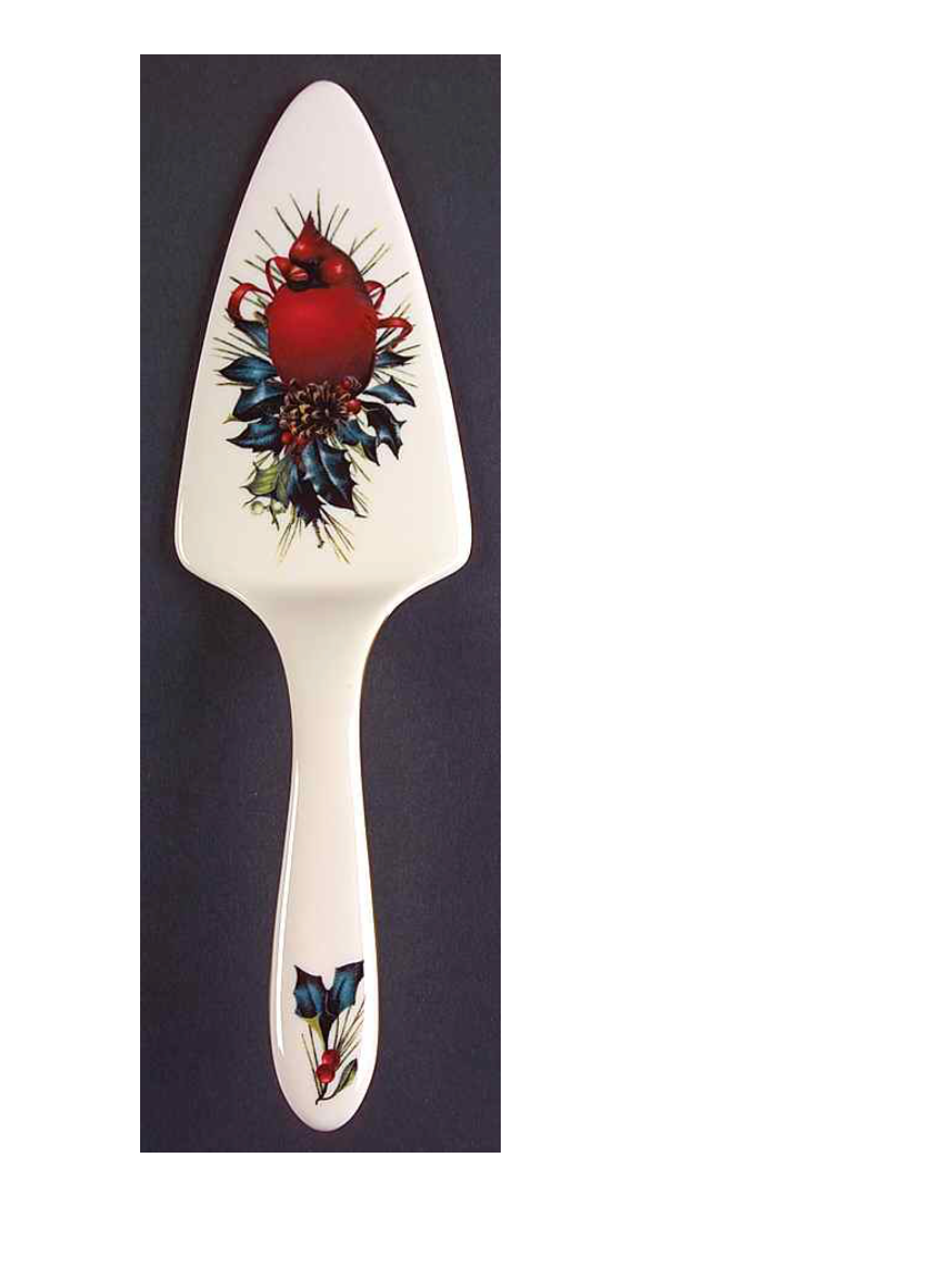 Winter Greetings Cake Server