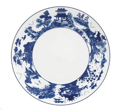 Blue Canton Contempo Service Plate