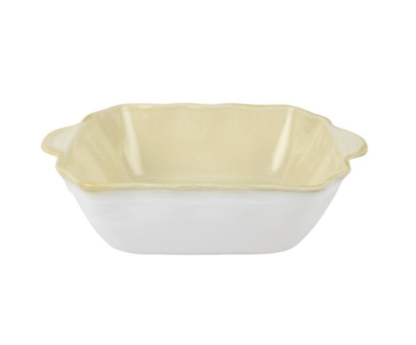 White Medium Square Baker