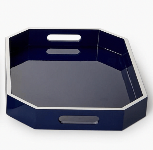 Elongated Rectangonal Lacquer Tray-MD-NY