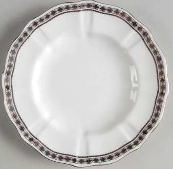 Carlton Platinum Salad Plate