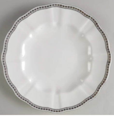 Carlton Platinum Dinner Plate