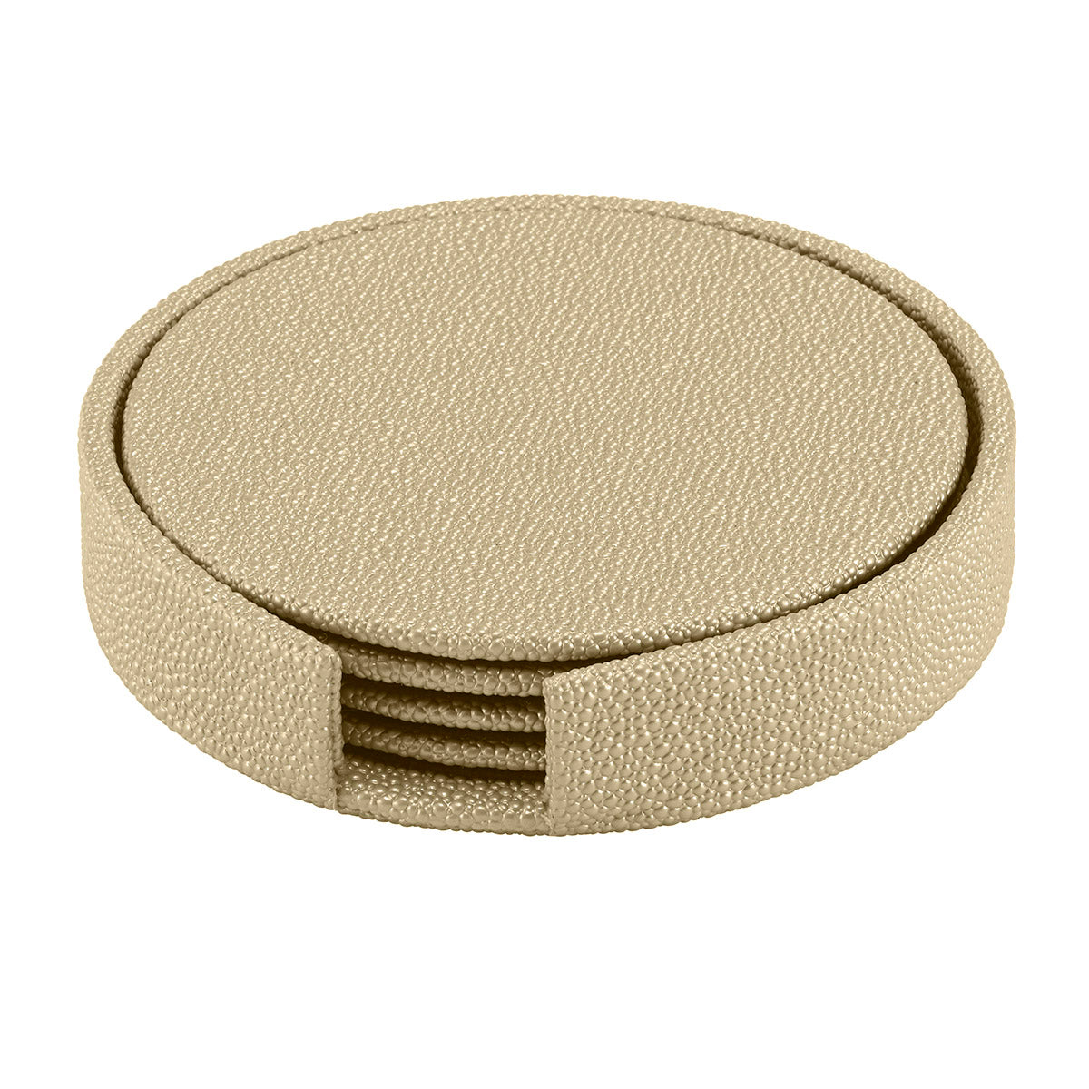 Round Skate Champagne Boxed Coaster Set of 4