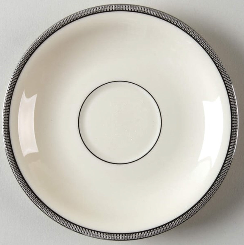 Tuxedo Platinum Saucer