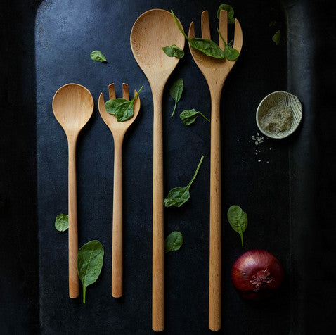 Wooden Salad Servers