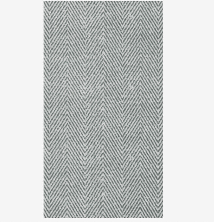 Jute Charcoal Paper Linen Guest Towel