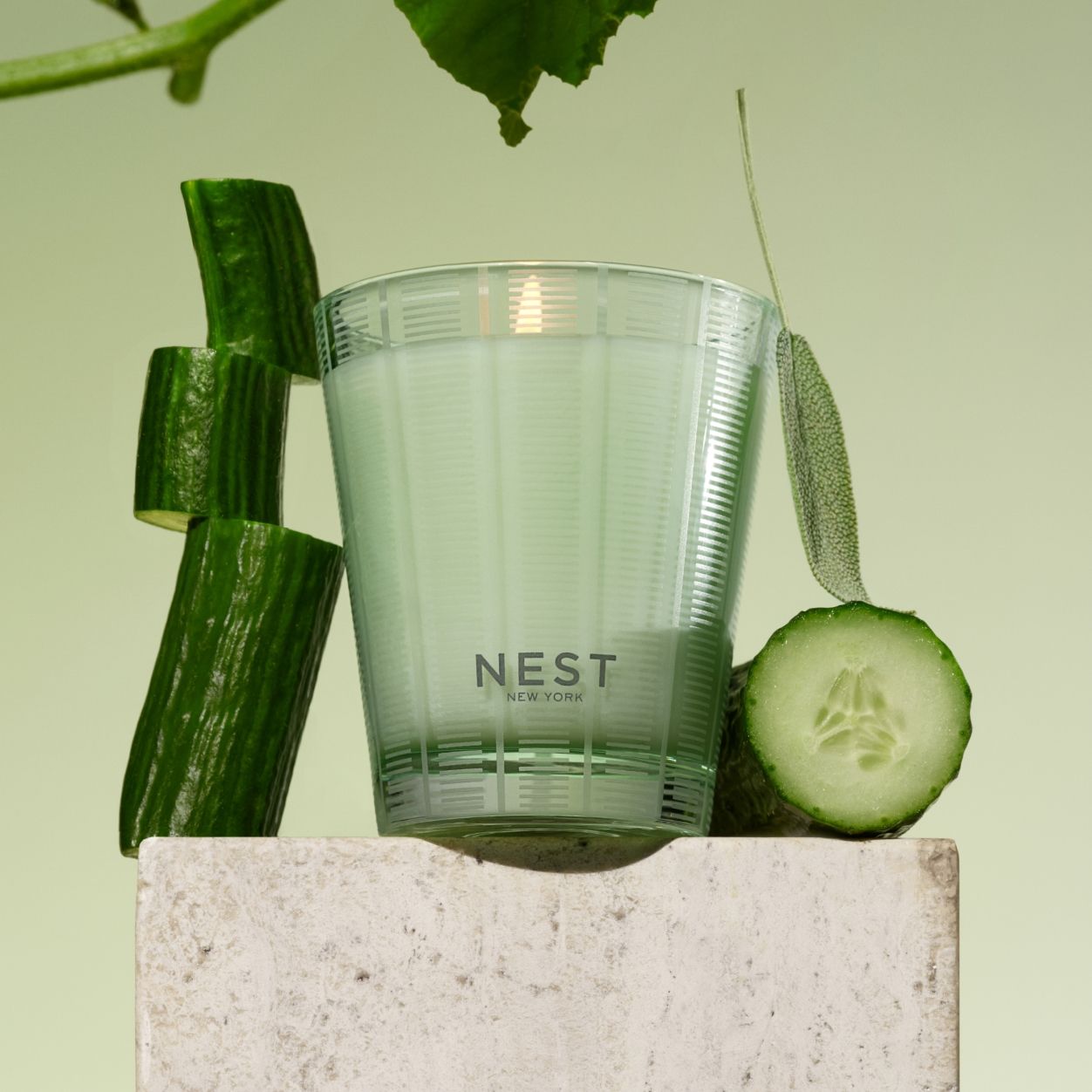 NEST Cucumber and White Sage Classic Candle