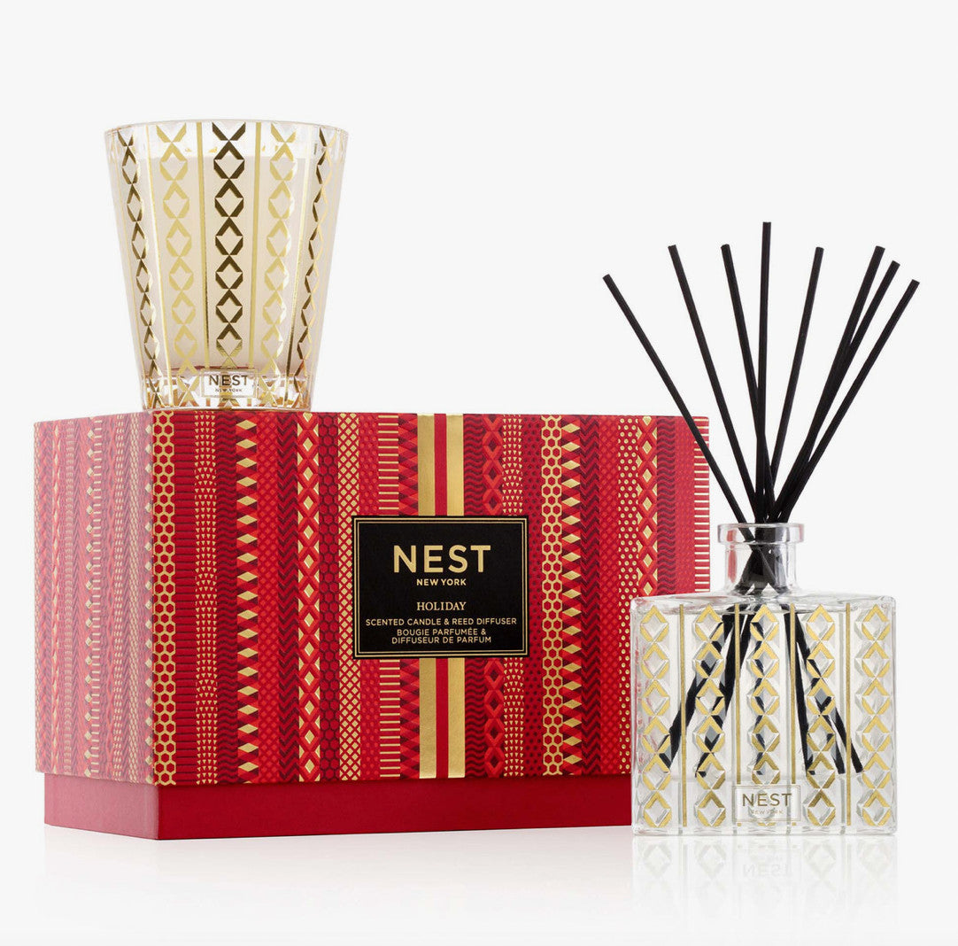 NEST Holiday Classic Candle & Diffuser Set