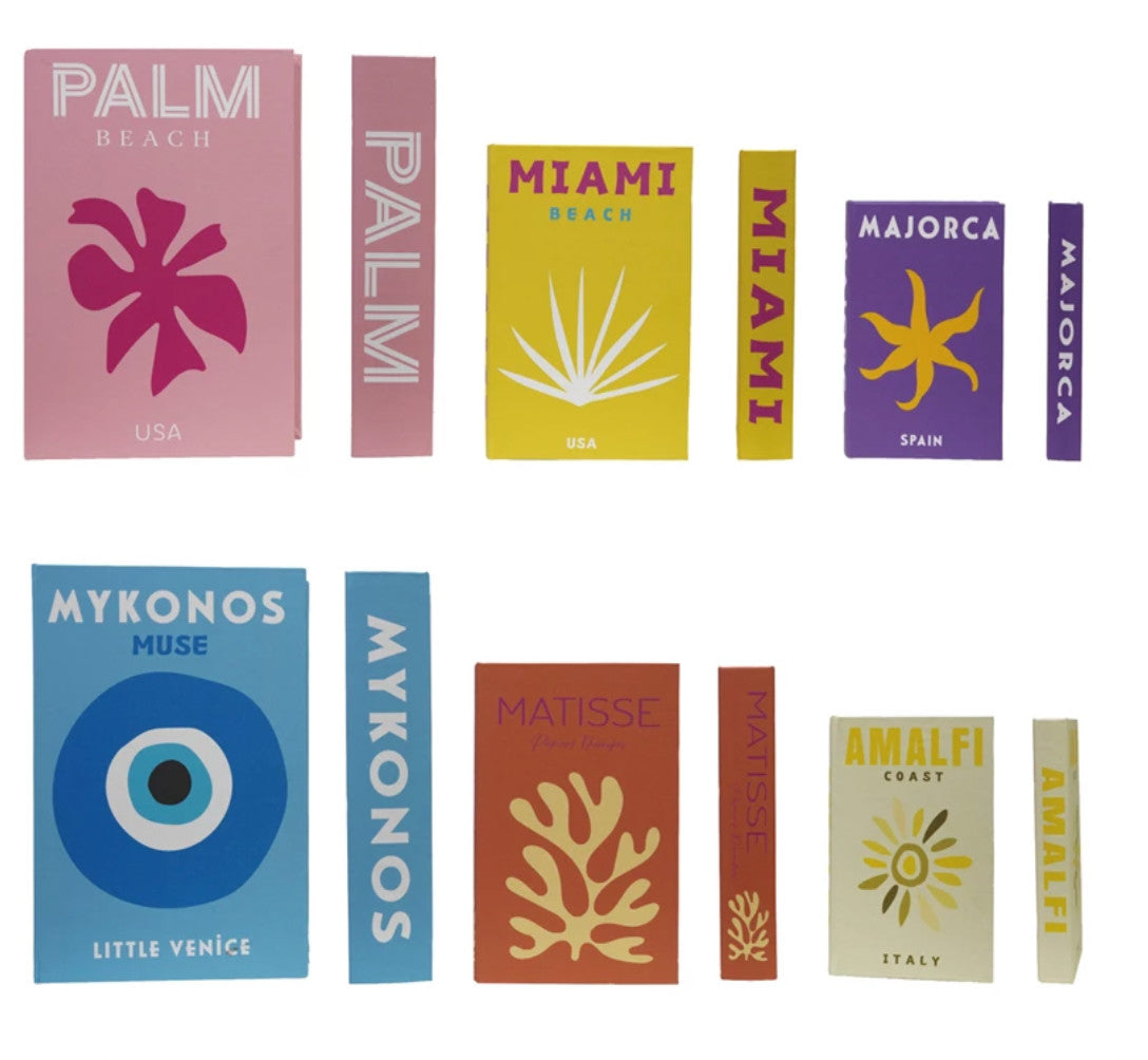 MDF & Canvas Book Storage Box-Med