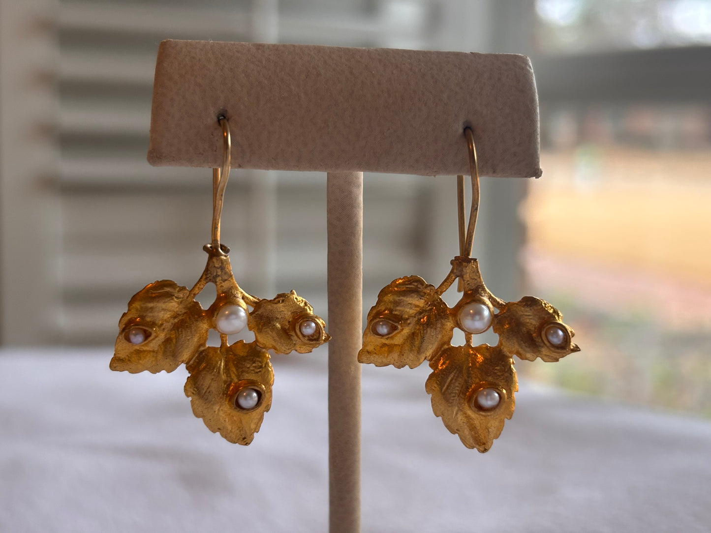 Botanical Pearl Earrings