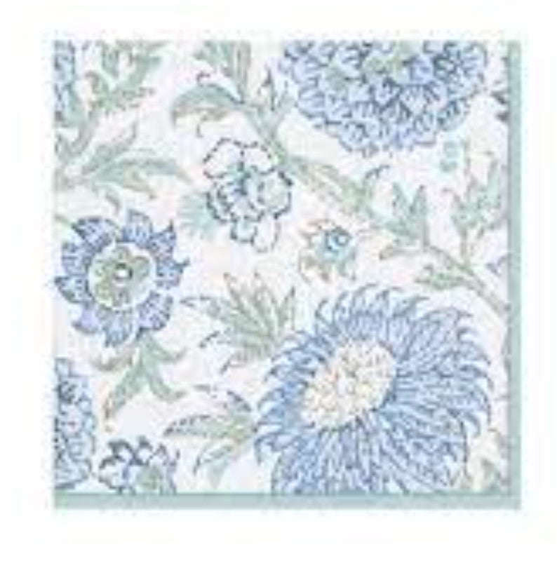 Indiennes Aqua Guest Towels