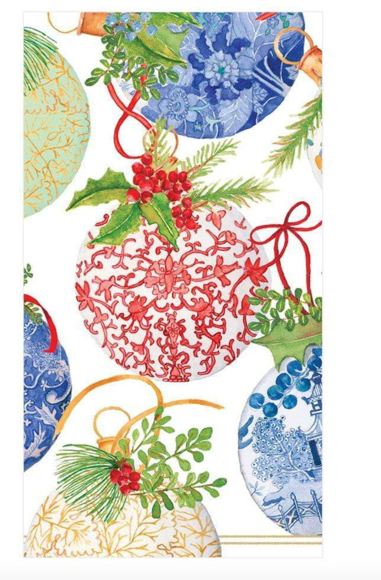 Porcelain Ornaments Paper Guest Towel Napkins
