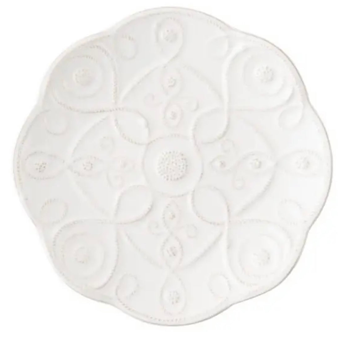 Jardins du Monde Whitewash Landriana Salad Plate