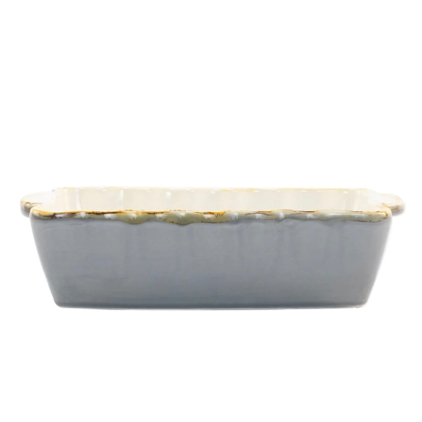 Italian Bakers Gray Small Rectangular Baker