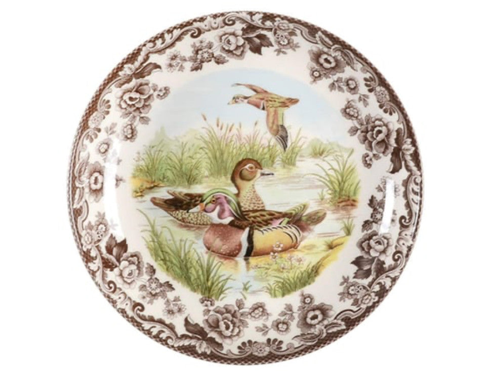 Woodland Wood Duck 9" Pasta Bowl