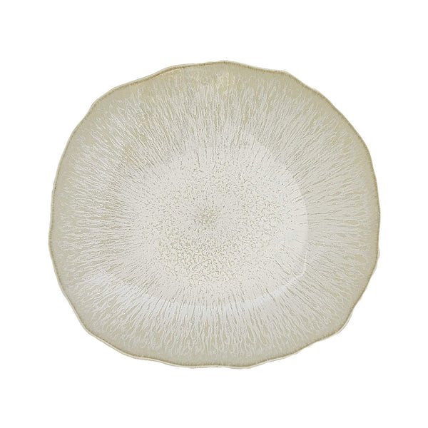 Plume White Pearl Salad Plate