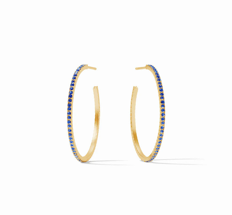 Windsor Hoop-Sapphire Blue-L