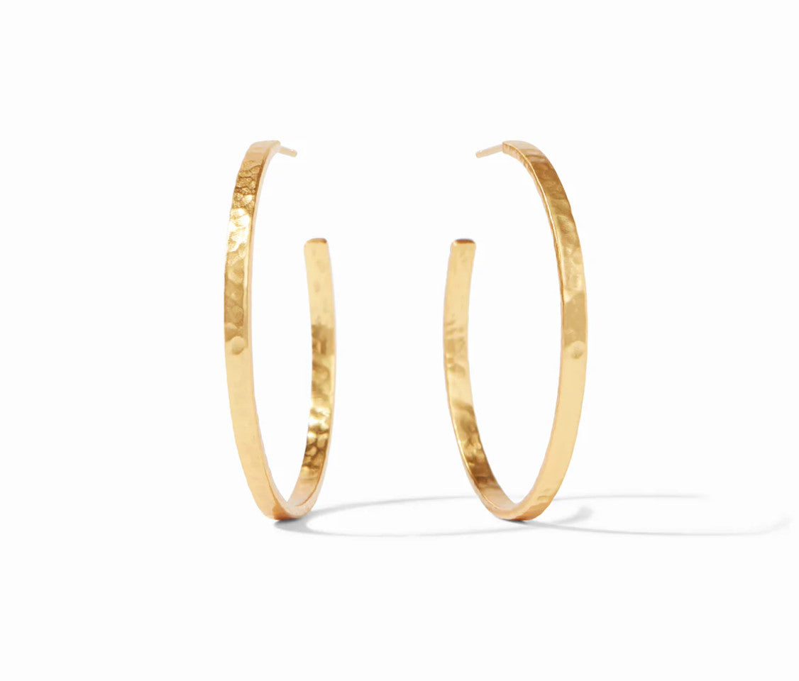 Crescent Gold Hoop-XL