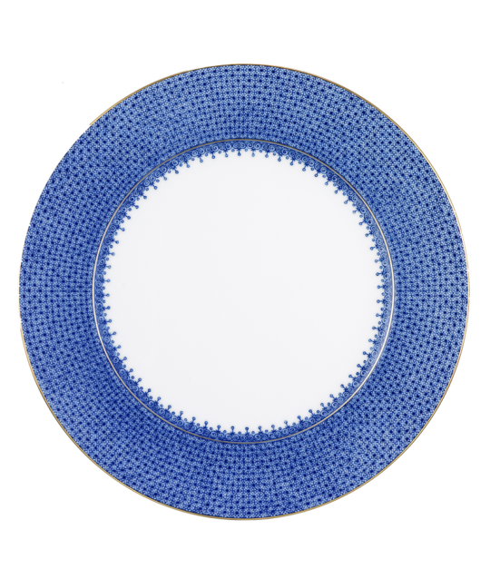Lace Blue Service Plate