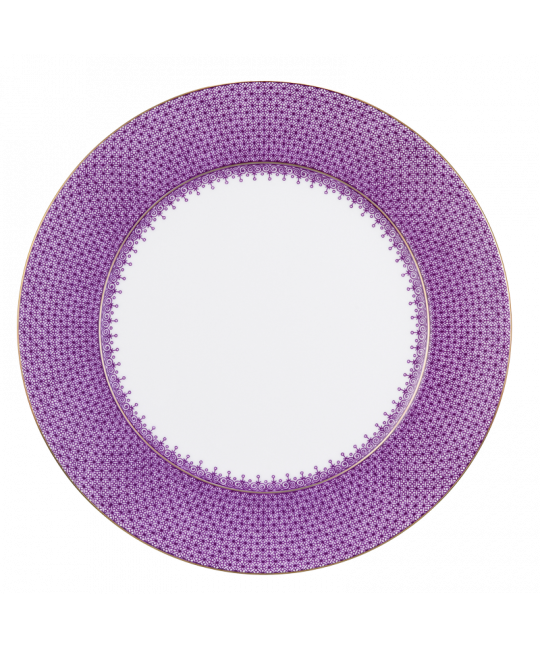 Lace Plum Service Plate