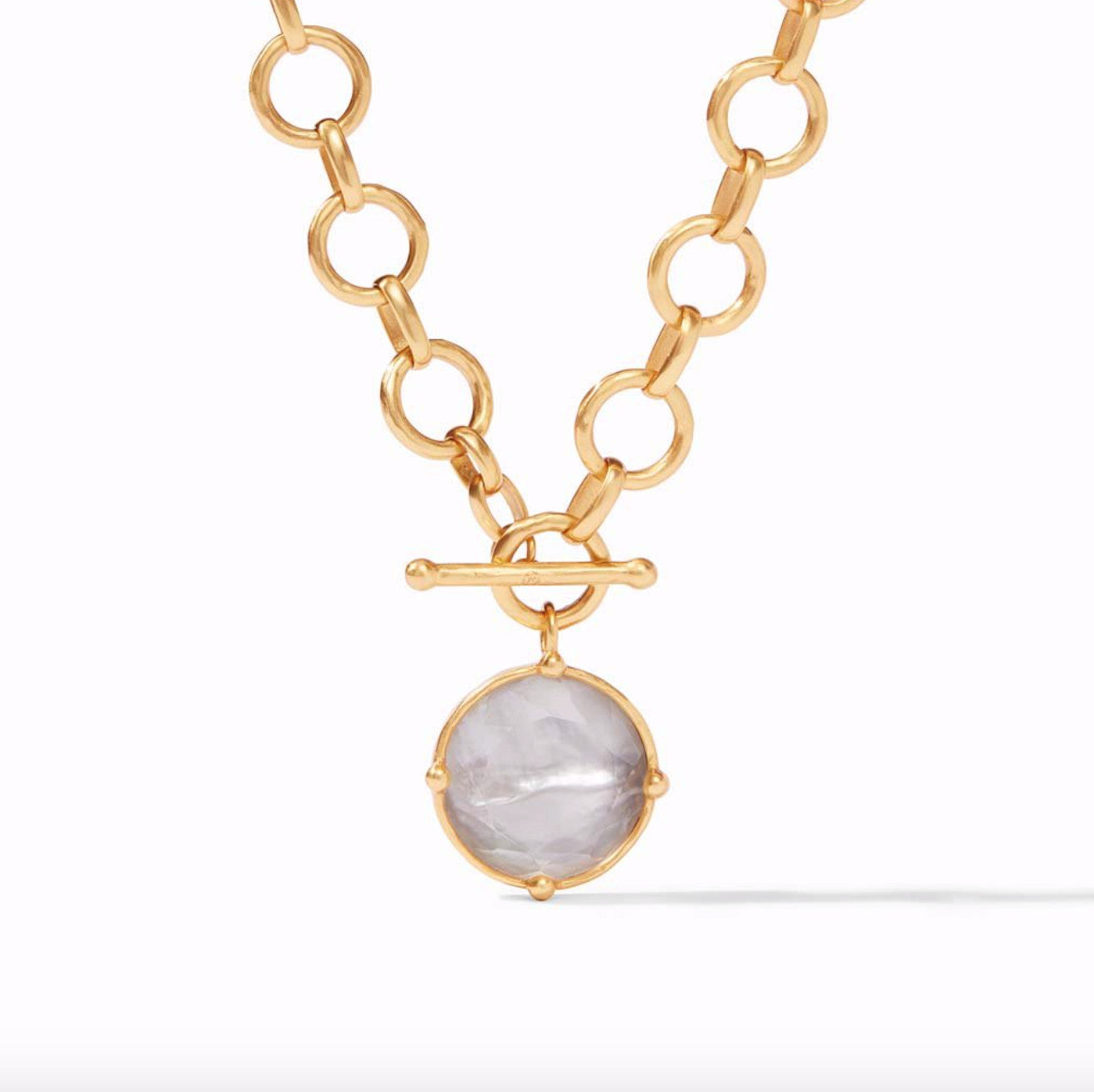 Honeybee Statement Necklace Clear Crystal