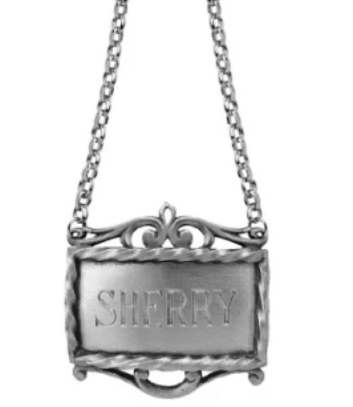Sherry Decanter Label