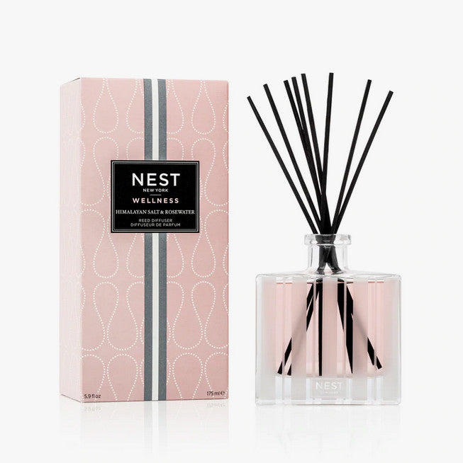 NEST Fragrances WELLNESS Himalayan Salt & Rosewater Reed Diffuser