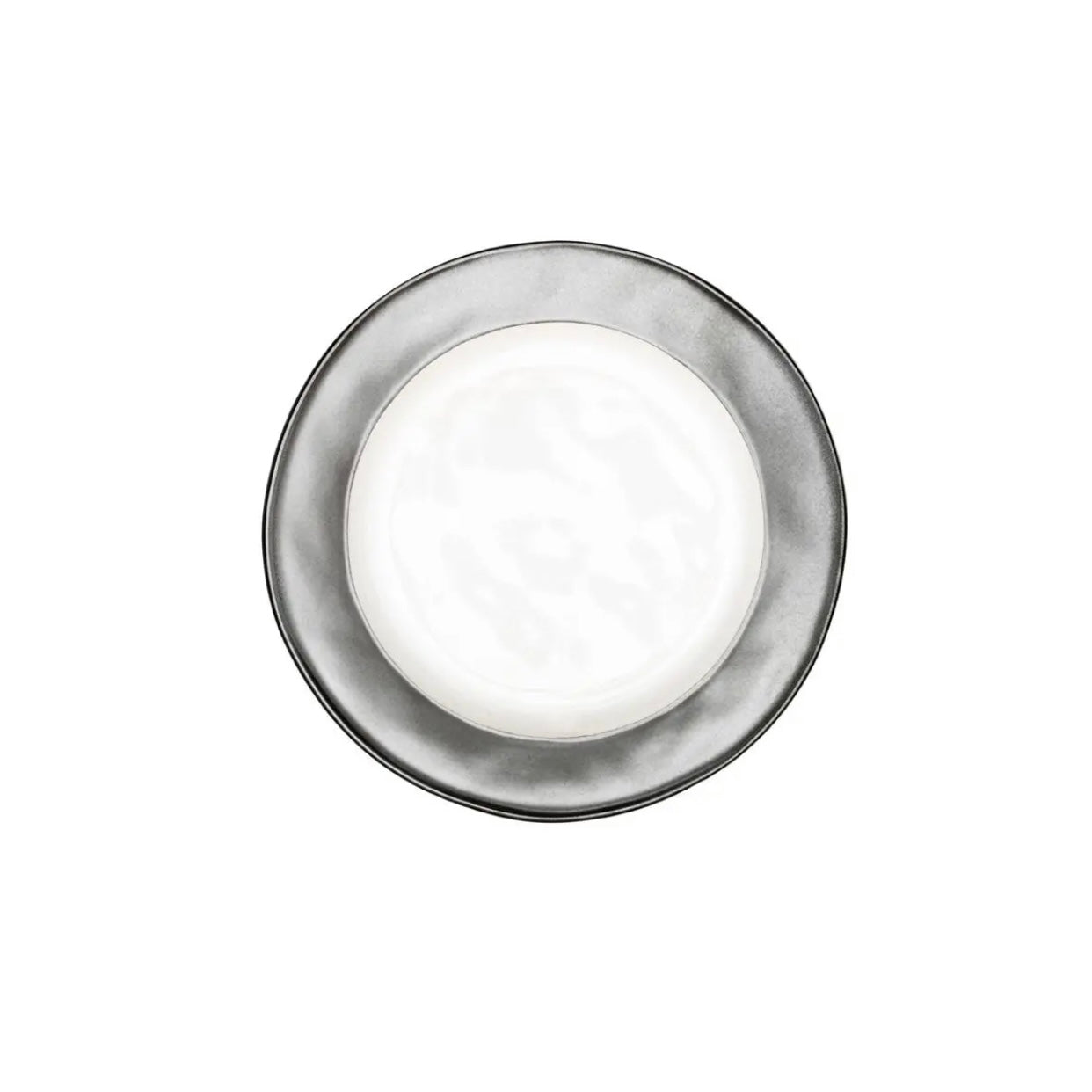 Emerson White/Pewter Salad Plate