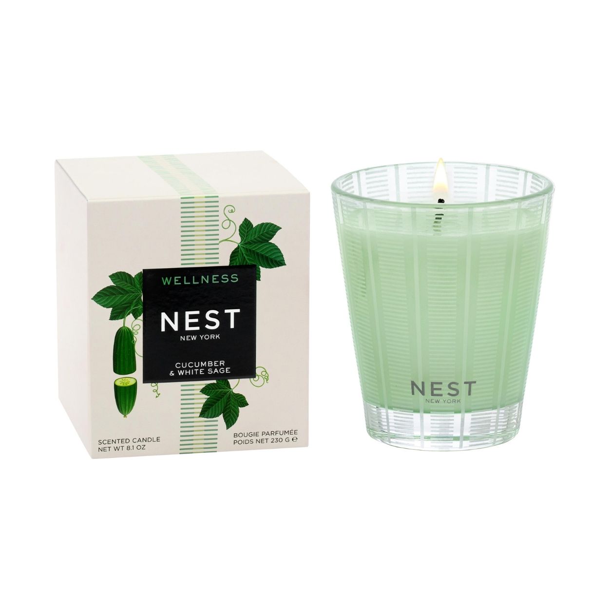 NEST Cucumber and White Sage Classic Candle