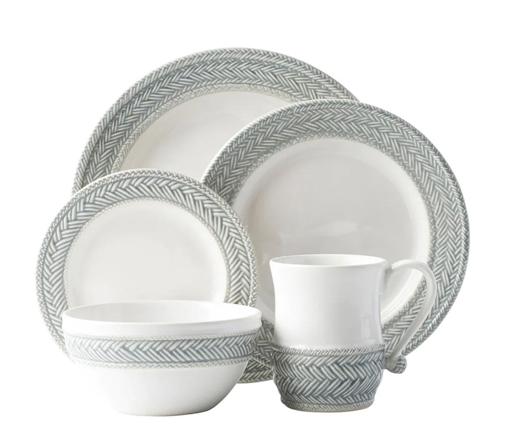 Le Panier Grey Mist 5pc Place Setting