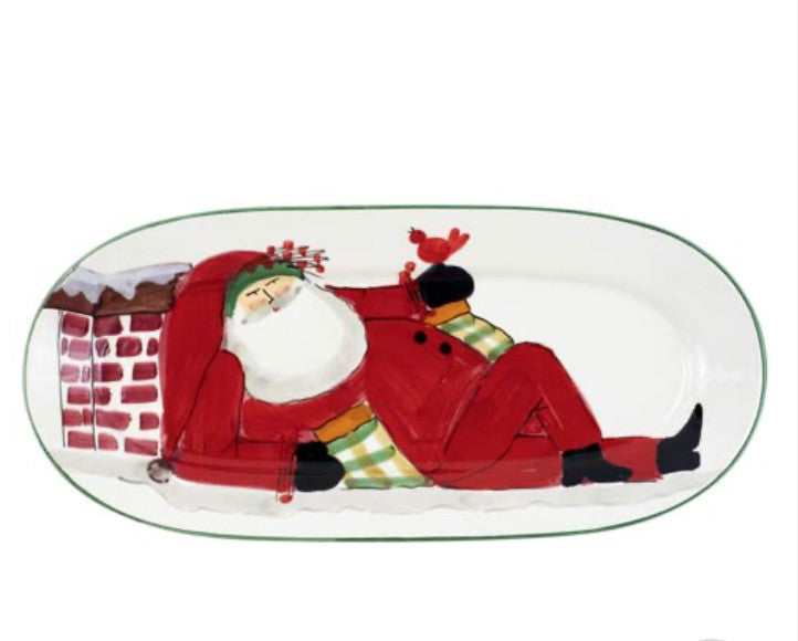 Old St. Nick Small Oval Platter