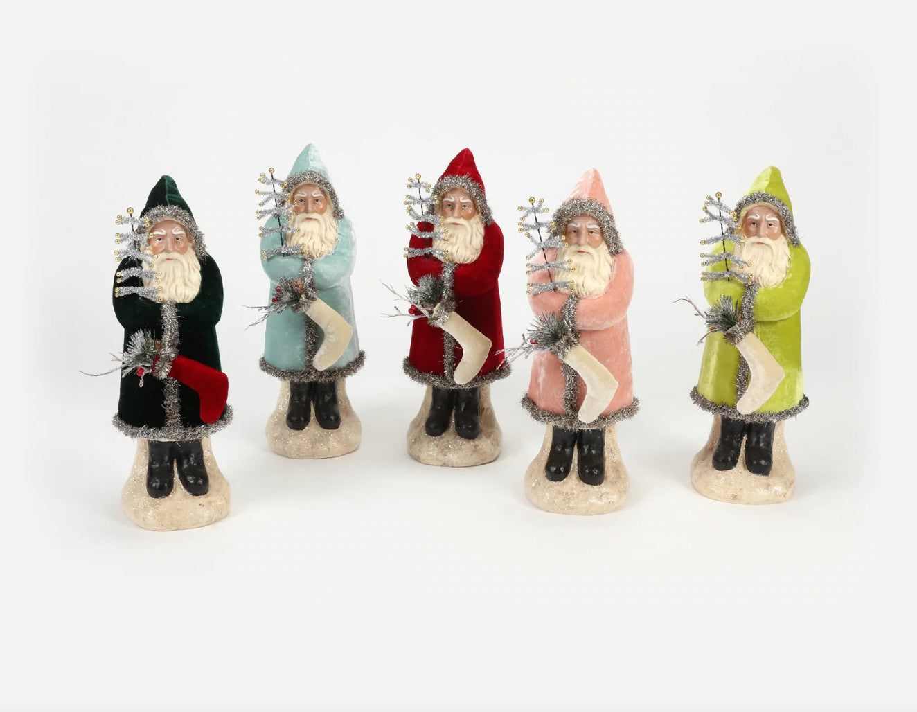 16.5" Velvet Belsnickle Santa