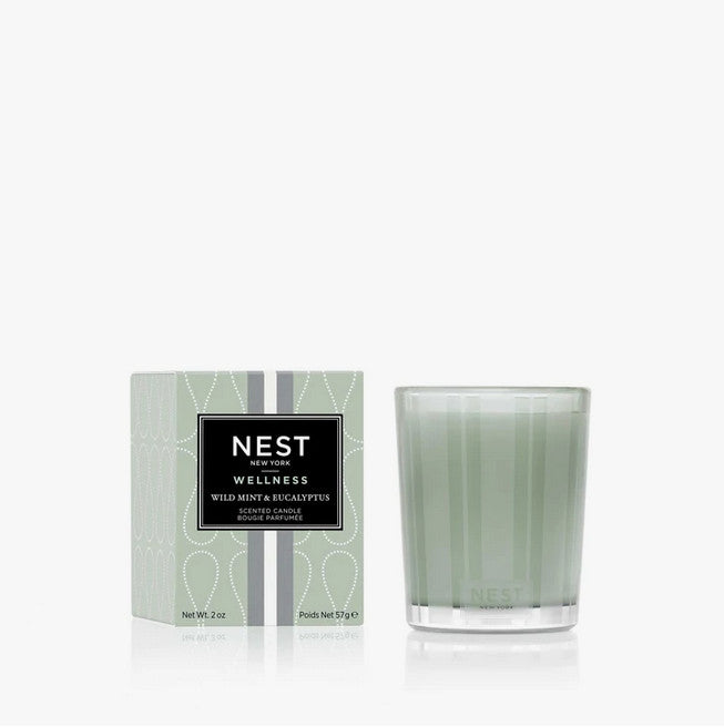 Wild Mint & Eucalyptus Votive Candle