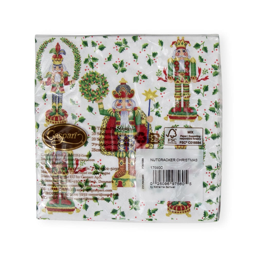 Nutcracker Christmas Cocktail Napkin