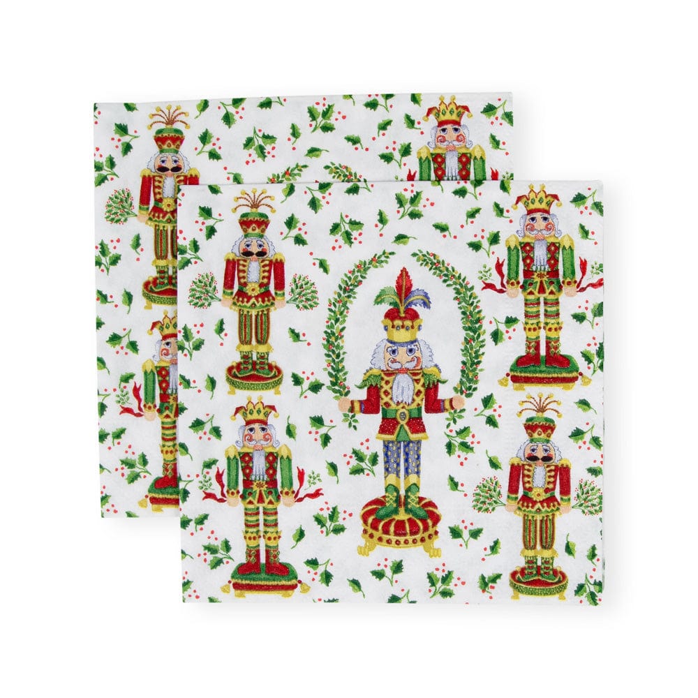 Nutcracker Christmas Cocktail Napkin