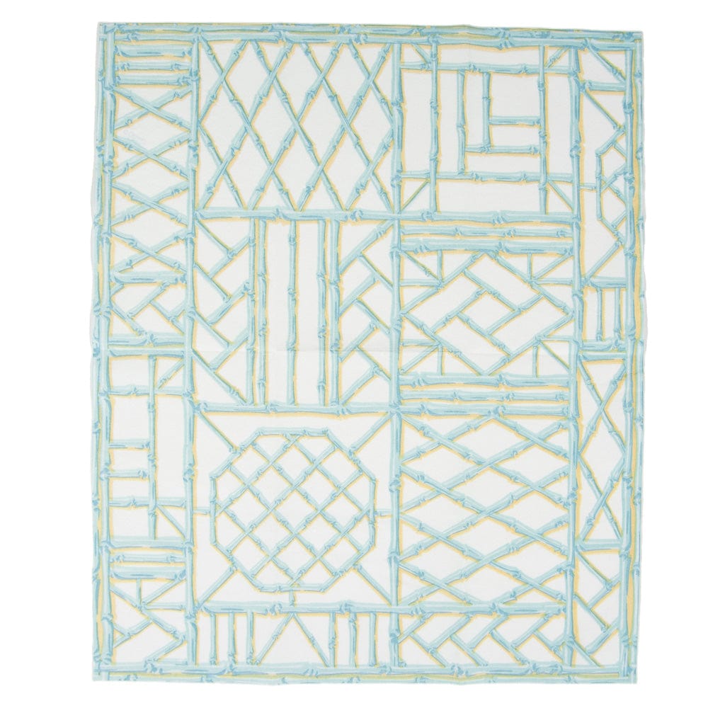 Bamboo Screen Robin'S Egg Guest Towels