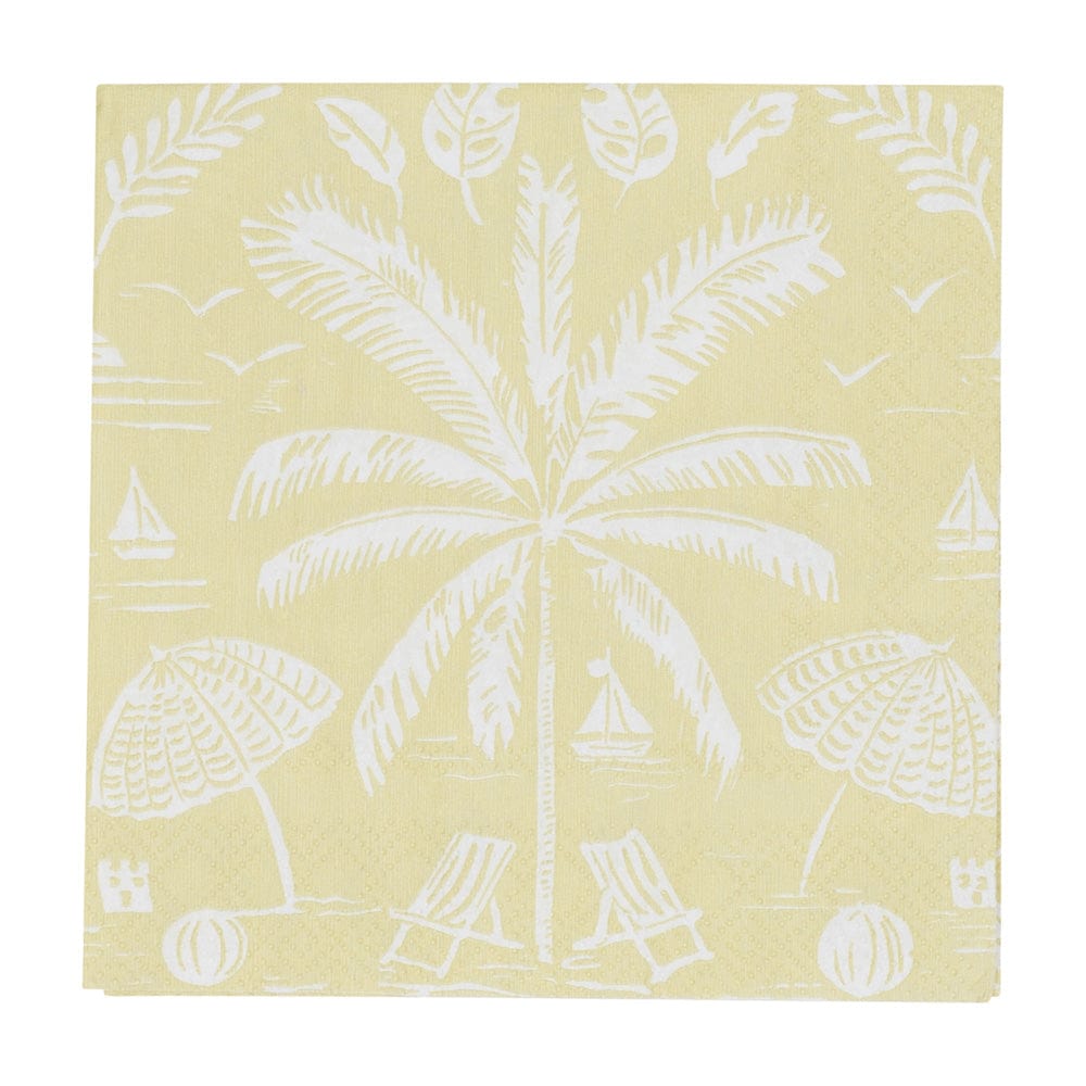 Palms And Parasols Key Lime Napkin Cocktail