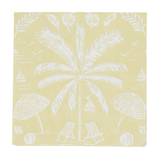 Palms And Parasols Key Lime Napkin Cocktail
