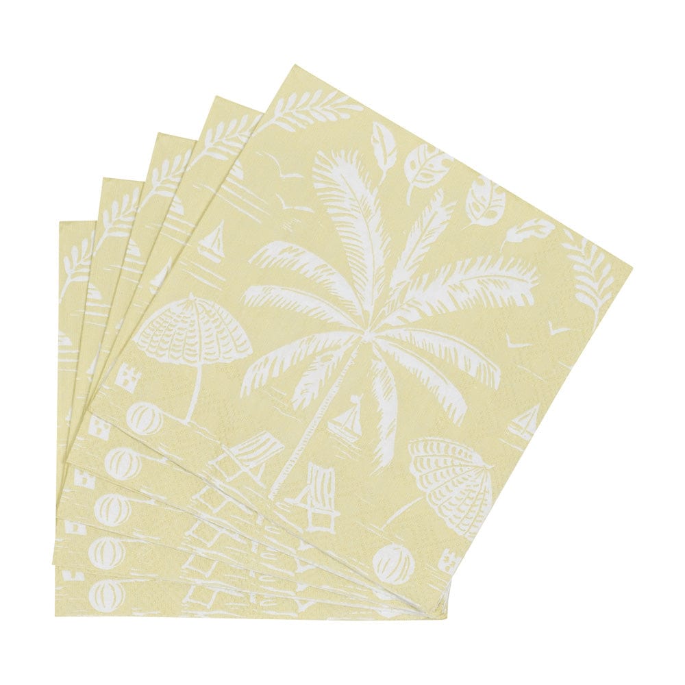 Palms And Parasols Key Lime Napkin Cocktail