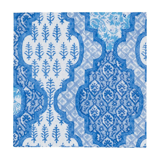 Provencale Cotton Blue Napkin Cocktail