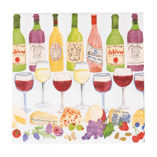 Wine Pairings Napkin Cocktail