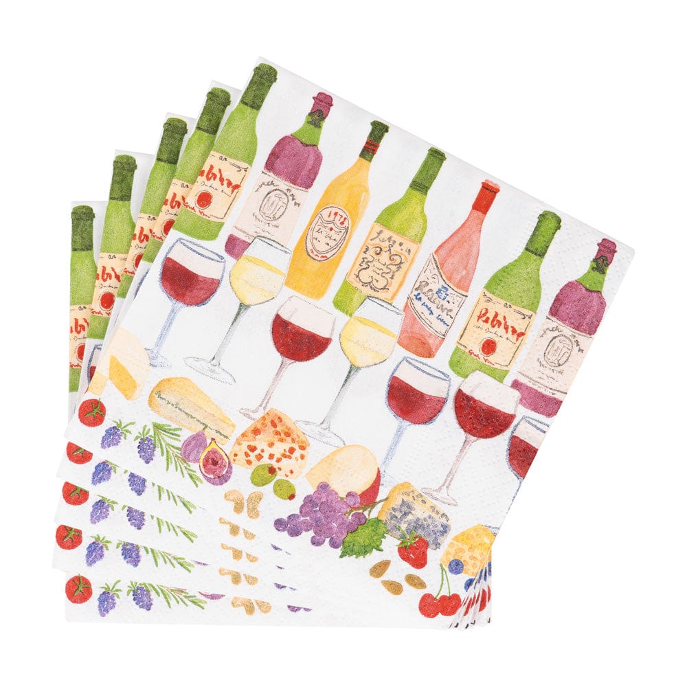 Wine Pairings Napkin Cocktail